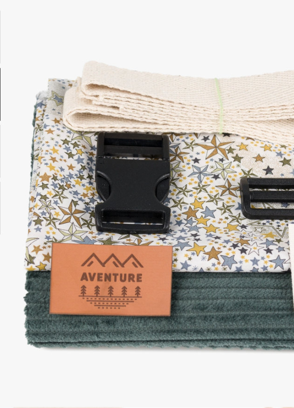 DIY-Set für Gürteltasche - auspacken - schneiden - losnähen - petrol
